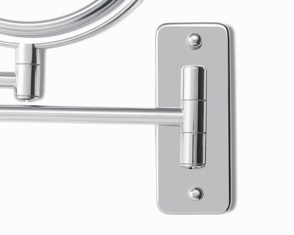 Sagler Wall mirror Makeup Mirror Two-Sided Swivel Mounted Mirror with 7x Magnification Great mirrors for wall