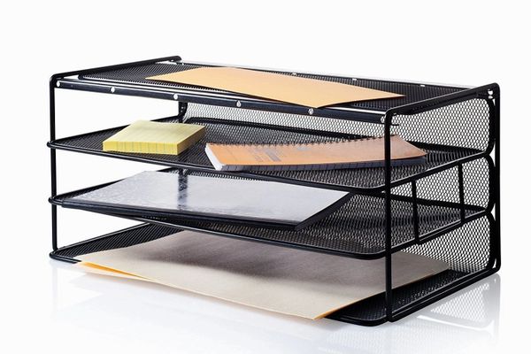 desk organizer set All in adjustable desktop organizer, comes with removable extra supply organizer caddy