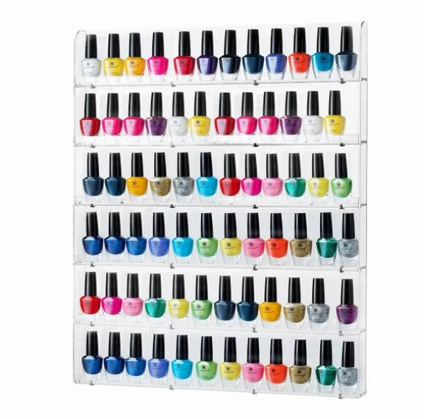 Sagler Nail Polish Organizer Rack Holds up to 102 Bottles