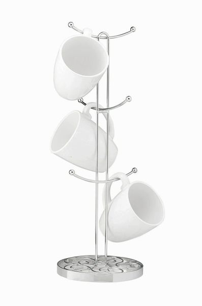 Sagler Chrome mug tree High Quality mug holder use for coffee mug tree or any mug rack