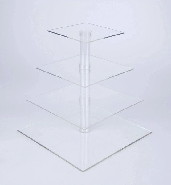 Sagler 4 tiered cake stand, wedding cake stands for cakes and cupcakes, strong and stable cup cake stand