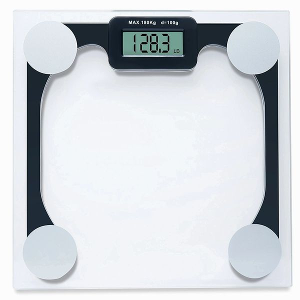 Weighing scale - Modern digital scale bathroom scales 400 lb. Capacity weight scale has the Step-On Technology