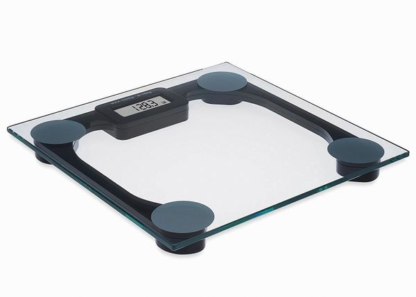 Weighing scale - Modern digital scale bathroom scales 400 lb. Capacity weight scale has the Step-On Technology