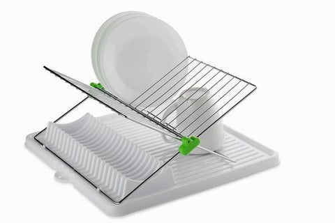 Sagler 2-Tier Dish Drying Rack with Dish Drain Board
