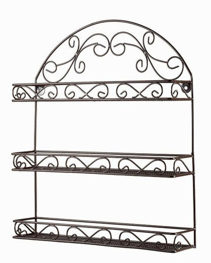 Sagler 3 Tier spice rack spice organizer, wall spice rack, great idea for spice storage, designed spice shelf