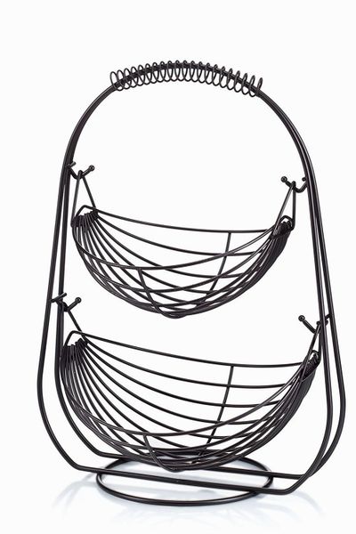 Sagler 2 Tier Fruit Baskets fruit basket Bronze