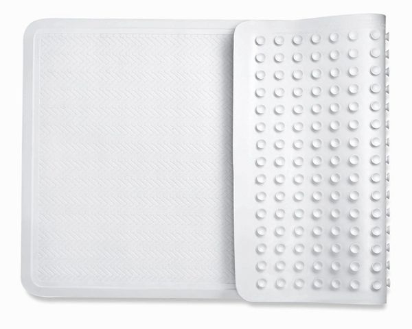 Sagler bath mats non slip shower mats, with powerful Gripping Technology Fits Any Size Bath Tub BPA-Free