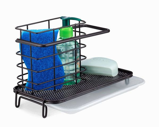 kitchen sink caddy holder for dish Soap or sink sponge holder - Brush Holder high quality sink tidy Bronze finish kitchen sink caddy - By Sagler