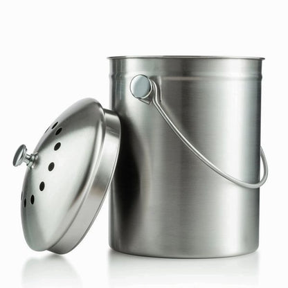 Sagler compost bin, kitchen compost bin compost pail 1 Gallon
