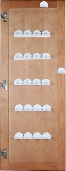 Spice Rack 40 spice gripper- Spice Racks Strips Cabinet Cabinet Door - Use Spice Clips for Spice Organizer - stick or screw Spice Storage Spice Clips