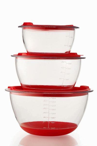 Sagler Mixing Bowls with Lids, Set Of 3