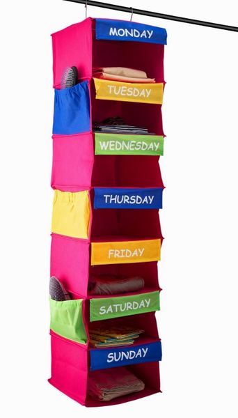Kids hanging deals closet organizer