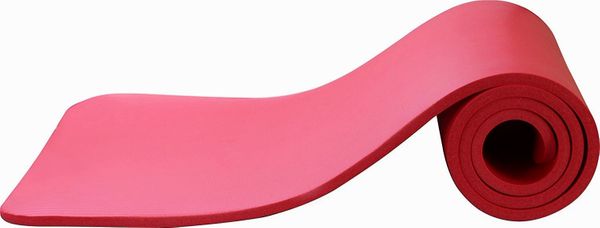 Sagler 5/8-Inch Thick 72-Inch-by-24-Inch Yoga Mat with Carrying Strap, Red