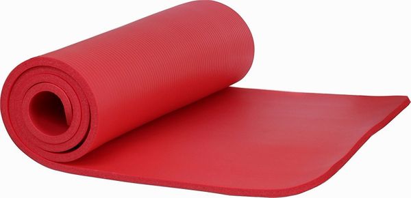 Sagler 5/8-Inch Thick 72-Inch-by-24-Inch Yoga Mat with Carrying Strap, Red