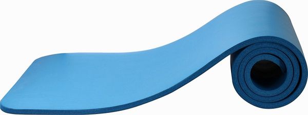 Sagler 5/8-Inch Thick 72-Inch-by-24-Inch Yoga Mat with Carrying Strap, Blue