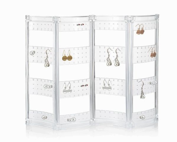 Earring holder and jewelry organizer - Earring organizer holds up 140 pairs of earrings