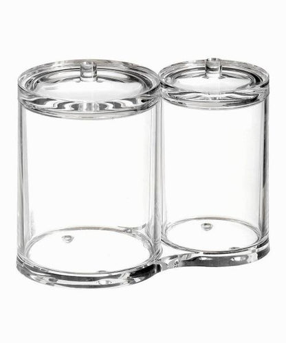 Sagler Acrylic cotton ball holder cotton ball and swab holder